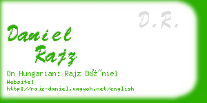 daniel rajz business card